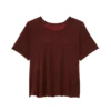 Marika Paprika Tee With Mesh Back Detail | Burgundy -Marika 2bc3b8b8feb1dd2f038e40097925bd8d23b39c4a