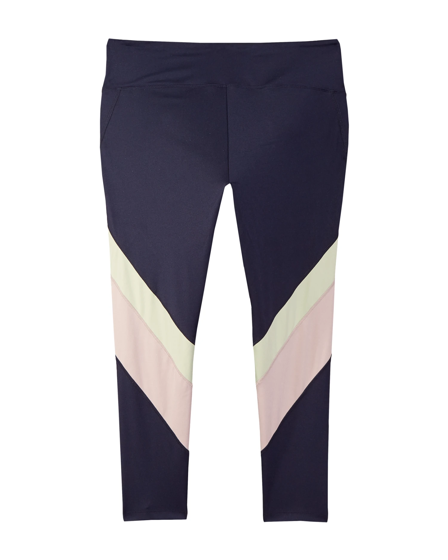 Marika Devoe Leggings | Navy / Turquoise 4 Marika Devoe Leggings | Navy / Turquoise - Image 2