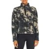Women's Marika Tyra Snap Placket Sherpa Pullover -Marika 5531428 Black Ink Tie Dye