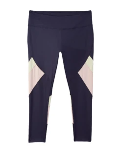 Marika Devoe Leggings | Navy / Turquoise