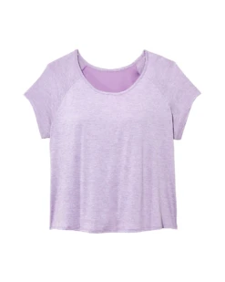 Marika Plumeria Tee | Lilac