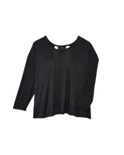 Marika Asher Long Sleeve Tee With Cutout Back | Black -Marika 91faa02a9624b5267f1020d8eb40db77a248ee4f