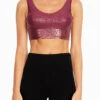 Marika Carter Long Sports Bra - Violet Rose -Marika MLB0959A 9UD