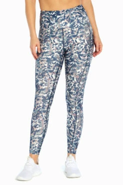 Marika High Rise Side Pocket Ankle Legging - Elderberry Ikat Camo 11 Marika High Rise Side Pocket Ankle Legging - Elderberry Ikat Camo -Marika MLL1145A 1KR.66762