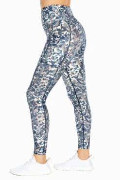 Marika High Rise Side Pocket Ankle Legging - Elderberry Ikat Camo 13 Marika High Rise Side Pocket Ankle Legging - Elderberry Ikat Camo -Marika MLL1145A 1KR.66764