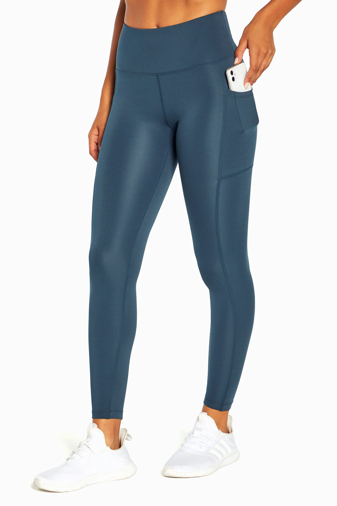 Marika High Rise Side Pocket Ankle Legging - Midnight Navy 3 Marika High Rise Side Pocket Ankle Legging - Midnight Navy