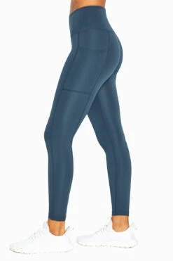 Marika High Rise Side Pocket Ankle Legging - Midnight Navy 13 Marika High Rise Side Pocket Ankle Legging - Midnight Navy -Marika MLL1145A 48Q.5937