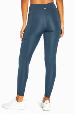 Marika High Rise Side Pocket Ankle Legging - Midnight Navy 12 Marika High Rise Side Pocket Ankle Legging - Midnight Navy -Marika MLL1145A 48Q.5938