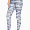 Marika High Rise Side Pocket Ankle Legging - Heron Distressed Floral -Marika MLL1145A 9PQ.8655