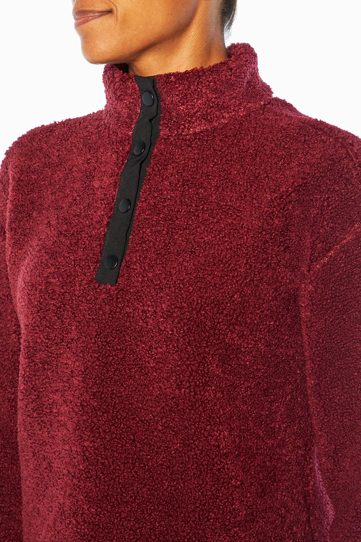 Marika Tyra Cropped Sherpa Pullover 5 Marika Tyra Cropped Sherpa Pullover - Image 3