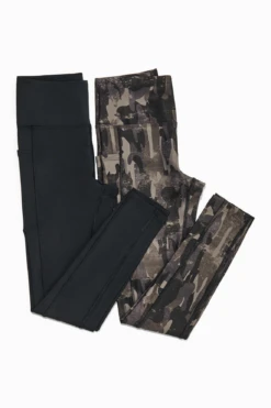 Marika 2 Pack High Rise Side Pocket Ankle Legging