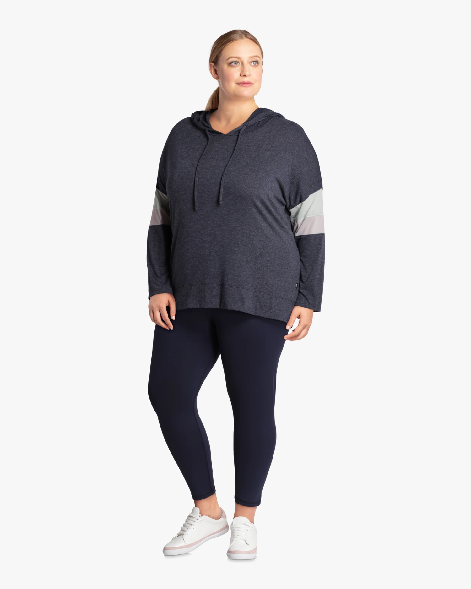 Marika Camomile Hoodie | Navy / Turquoise 3 Marika Camomile Hoodie | Navy / Turquoise