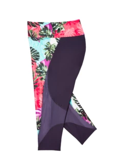 Marika Dyer Capri Tights | Magenta / Navy -Marika bb2a4f8b6885b6734e4216240498c3579eb895ce