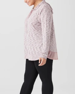 Marika Phoebe Space-Dyed Hoodie | Mauve -Marika bb40f0e60a69777c507770576c4e12abe4028284