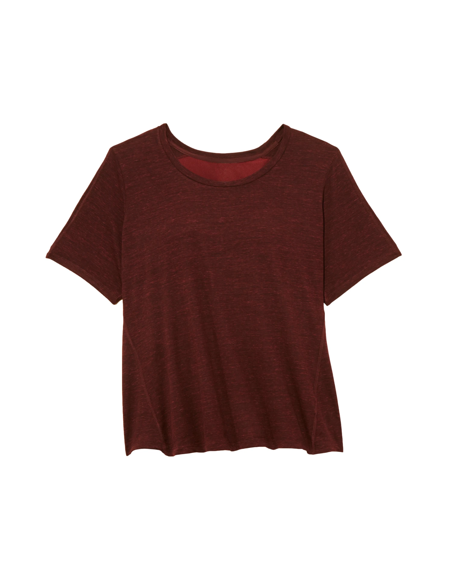 Marika Paprika Tee With Mesh Back Detail | Burgundy 5 Marika Paprika Tee With Mesh Back Detail | Burgundy - Image 3